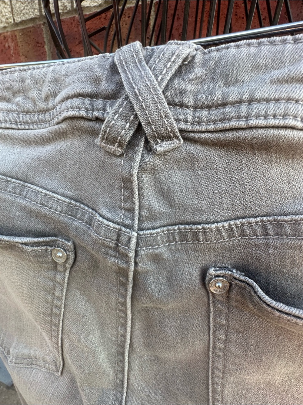 Democracy Jeans Cropped Embroidered Hem Jeans BOHO Festival Coastal Ankle Denim - Picture 9 of 16